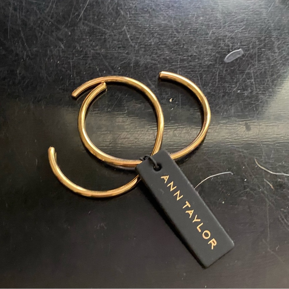 Gold Ann Taylor Bangles, NWT